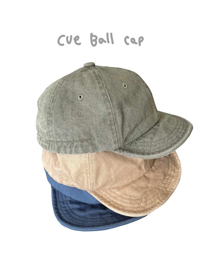Vintage Short-Chaeng Ball Cap (빈티지 숏챙 볼캡)