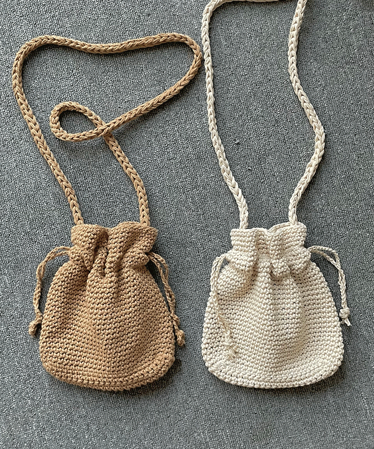 knit pocket cross bag (니트 포켓 크로스백)