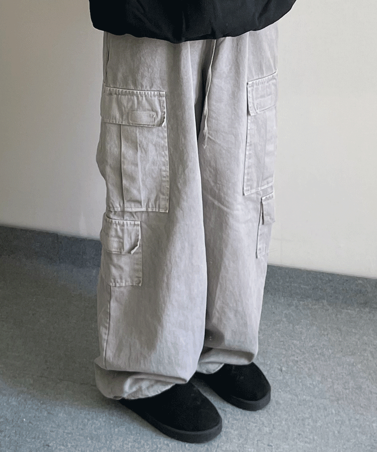 String Pigment Cargo Pants (스트링 피그먼트 카고 팬츠)