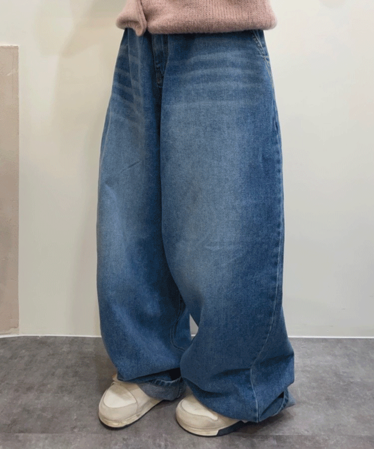 My big wide denim pants (마이 빅 와이드 데님 팬츠)