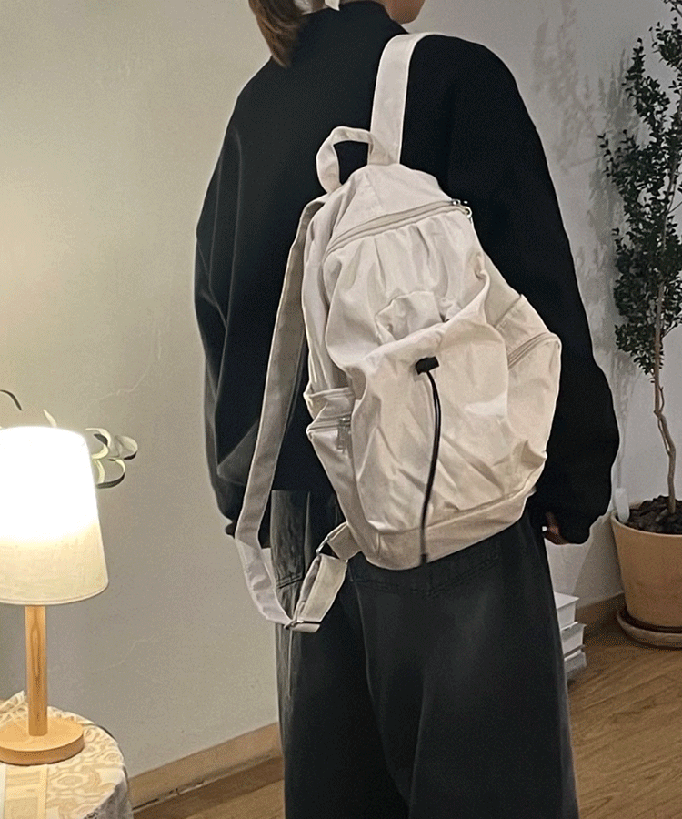 Tumbler pocket Backpack (텀블러 포켓 백팩)